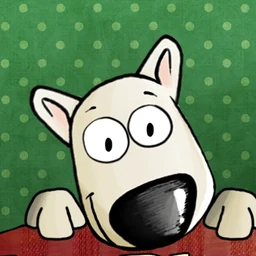 Ícone do aplicativo: Rex, o cachorro da história.